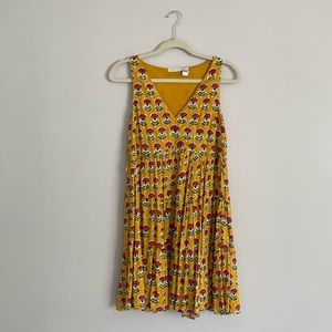 Yellow and red floral sundress